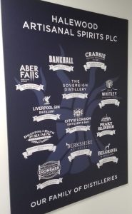 Halewood Artisanal Spirits plc's list of distilleries.
